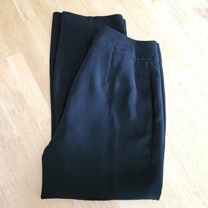 Banana Republic Camden Dress Pants Side Zip Trousers - Black -size 14 - EUC